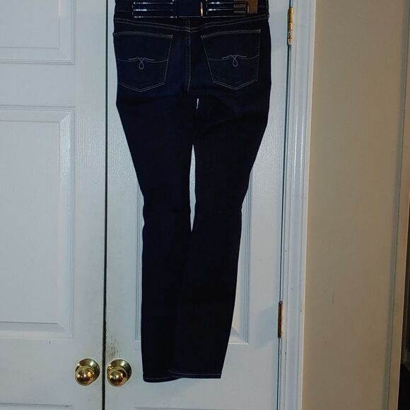 Lucky Brand Lolita Boot White Oak Cone Denim Jeans Sz 2 - Picture 4 of 12